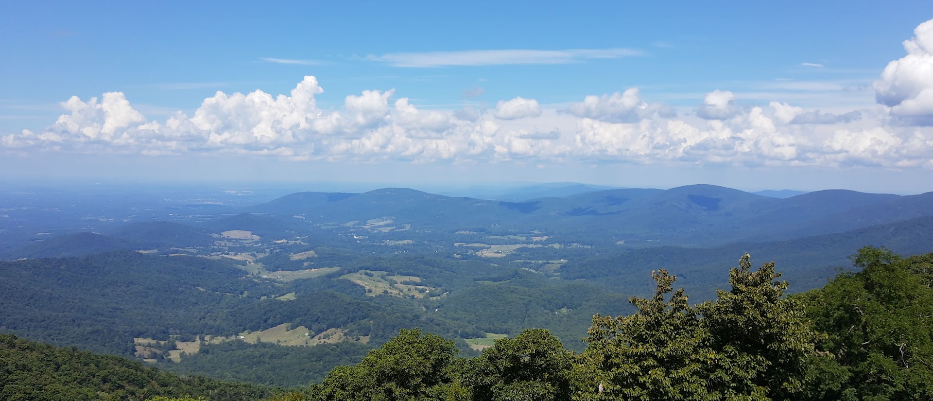 A mountain vista from one of Denise's hikes