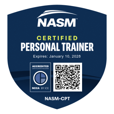NASM Certified Personal Trainer badge